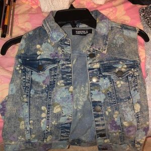 Denim bolero jacket